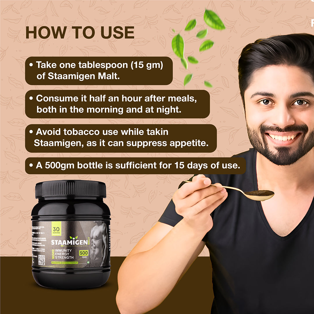 Staamigen Malt Double your Ayurvedic benefits