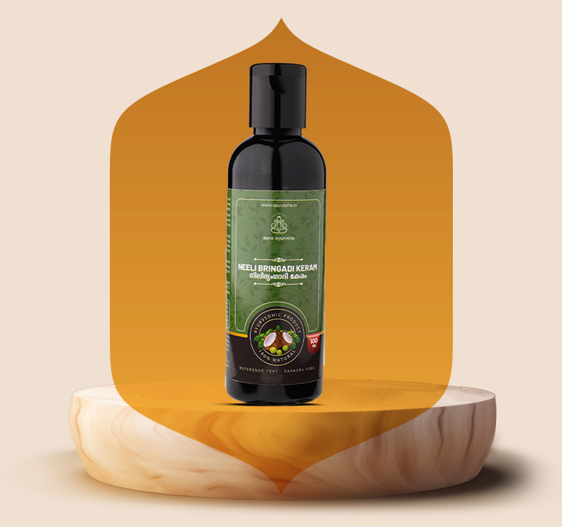 Neelabringadi oil for hair fall, Dandruff