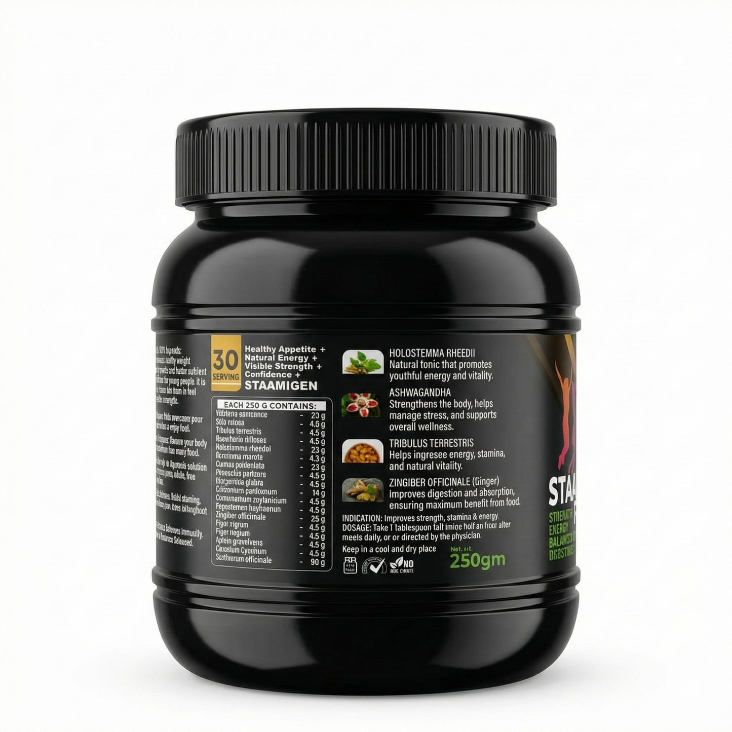 Staamigen Powder - Build Body. Gain Confidence. The Natural Way.