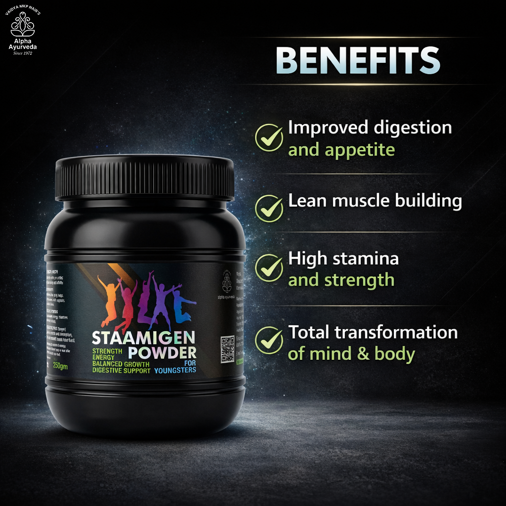Staamigen Powder - Build Body. Gain Confidence. The Natural Way.