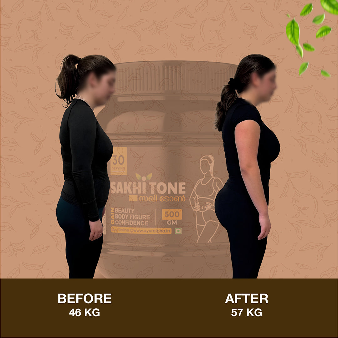 Sakhi Tone+ Women’s Health Enhancer | Full Power of Traditional Herbs for Weight Gain & Beauty | Curves & Glow Formula | Safe Ayurvedic Solution for Women