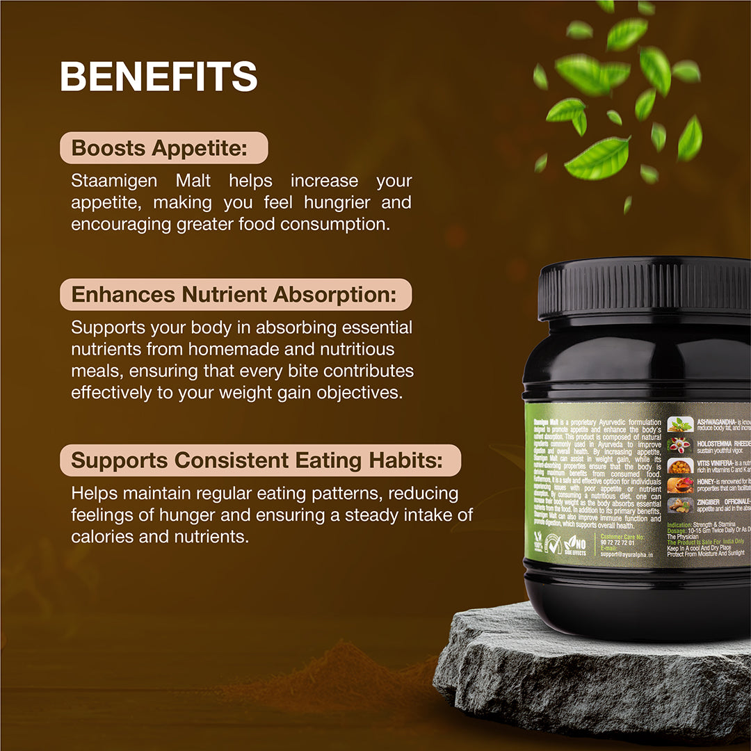 Staamigen Malt - The Ayurvedic Weight Gaining Product for Men