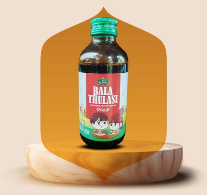 Ayuralpha Bala Thulasi Syrup 200ml -Best Syrup for Cough & Cold  front