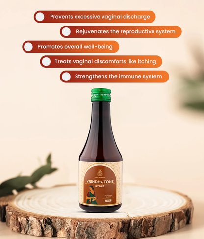 Vrindha Tone Syrup for Women's Reproductive Wellness