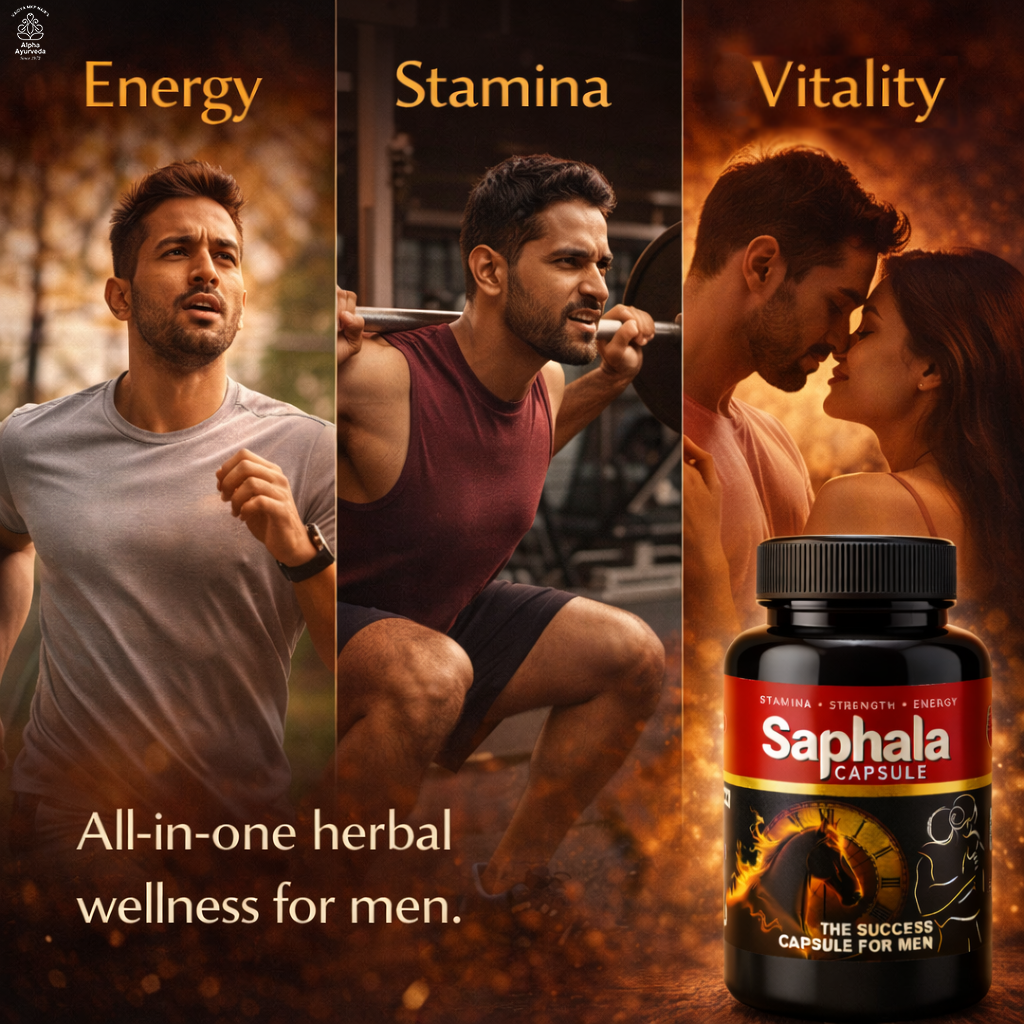 Saphala Capsule for Men- Strength, Stamina, Daily Wellness & Performance