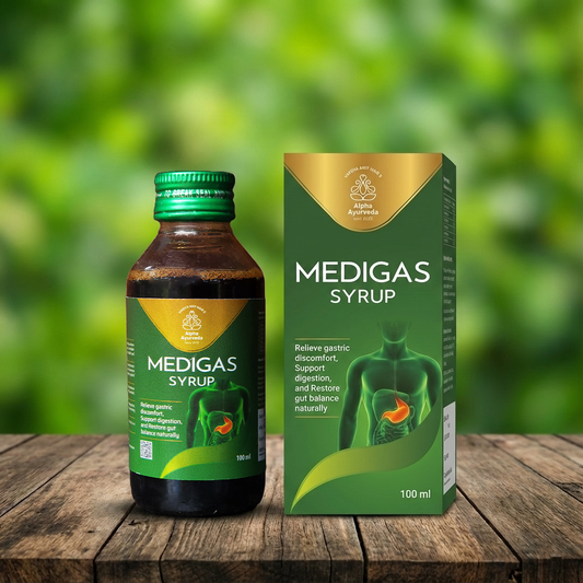 Medi Gas Syrup – Relief from Gas, Acidity & Bloating. Naturally.