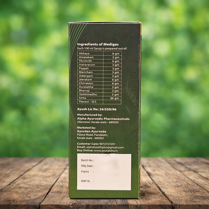 Medi Gas Syrup – Relief from Gas, Acidity & Bloating. Naturally.